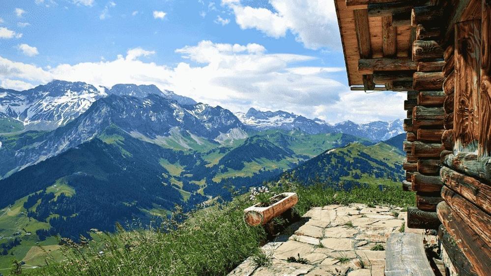 Edelweiss 4 Zi Ferienwohnung In Landhaus Frutigen Εξωτερικό φωτογραφία